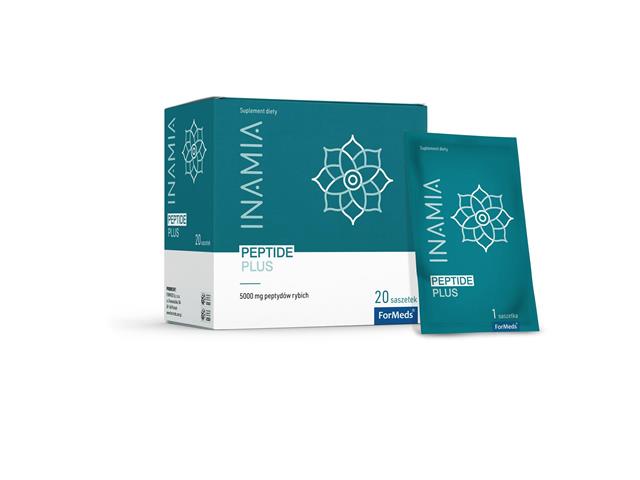 INAMIA PEPTIDE PLUS interakcje ulotka proszek - 20 sasz.