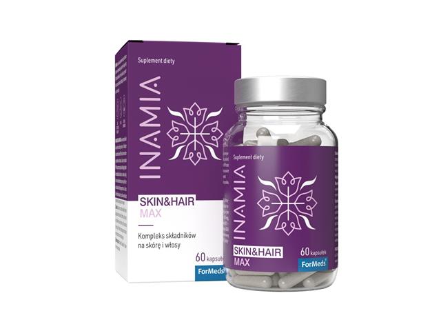 INAMIA SKIN & HAIR MAX interakcje ulotka kapsułki - 60 kaps.