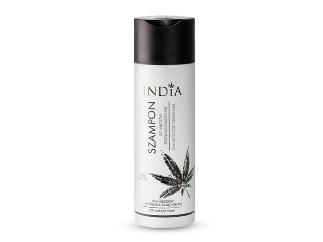 INDIA Medical Szampon do włosów przetłuszczających się z CBD interakcje ulotka szampon - 200 ml