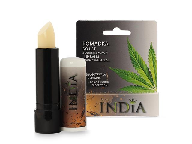 India Pomadka do ust z olejem z konopi interakcje ulotka pomadka do ust - 3,8 g