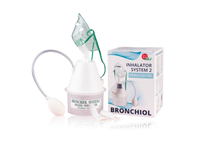 Inhalator BRONCHIOL SYSTEM-2-Spejser-Nebulizator interakcje ulotka inhalator - 1 szt.