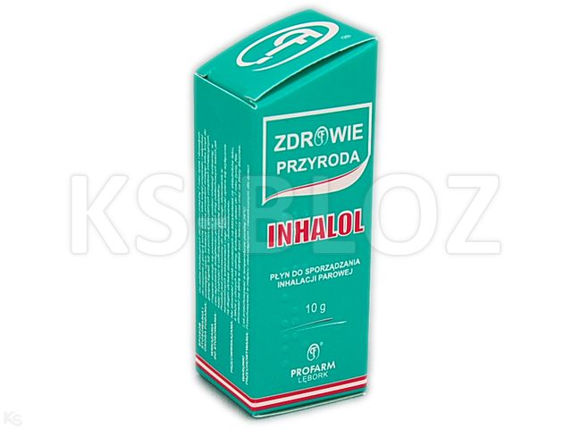 Inhalol interakcje ulotka płyn do sporzadzania inhalacji parowej - 10 g