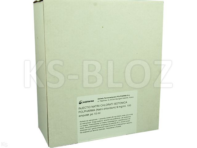 Injectio Natrii Chlorati Isotonica Polpharma interakcje ulotka roztwór do wstrzykiwań 9 mg/ml 100 amp. po 10 ml (z tworzywa)