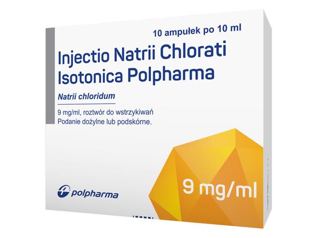Injectio Natrii chlorati isotonica Polpharma interakcje ulotka roztwór do wstrzykiwań 9 mg/ml 10 amp. po 10 ml