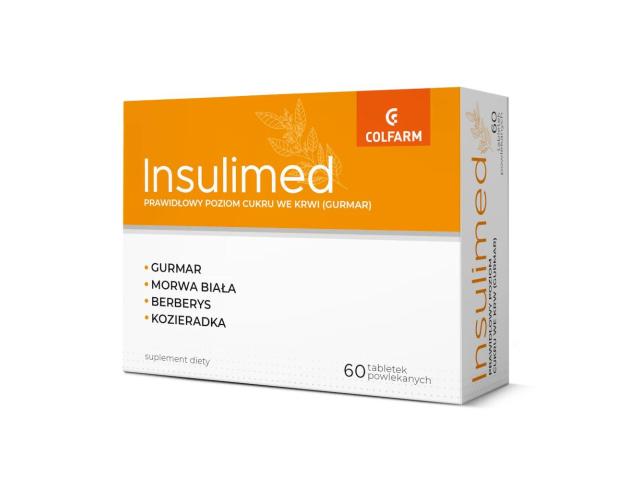 Insulimed interakcje ulotka tabletki powlekane  60 tabl.