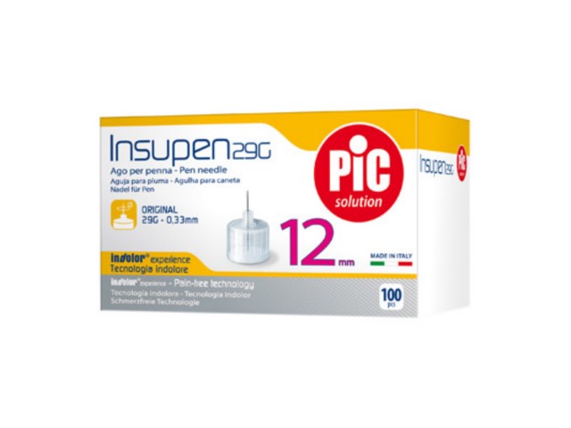 Insupen Igły do penów insulinowych 29G 0,33 x 12 mm interakcje ulotka  - 100 szt.