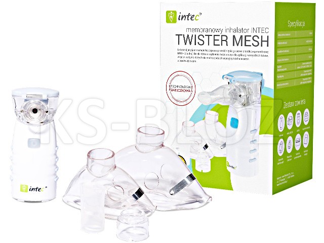 Intec Twister Mesh Inhalator membranowy interakcje ulotka   1 szt.