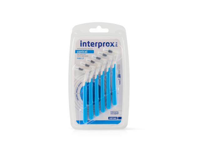 Interprox Plus Conical Szczoteczki międzyzębowe 1,7 mm interakcje ulotka szczotka - 6 szt.