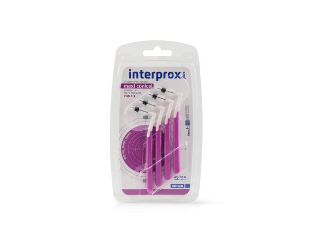 Interprox Plus Maxi Conical Szczoteczka międzyzębowa 2,3 mm interakcje ulotka szczotka - 4 szt.