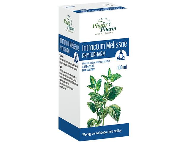 Intractum Melissae Phytopharm interakcje ulotka płyn doustny 4,575 g/5ml 100 ml