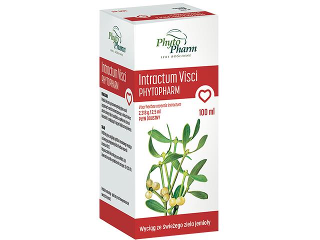 Intractum Visci Phytopharm interakcje ulotka płyn doustny 2,313 g/2,5ml 100 ml