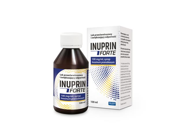 Inuprin Forte interakcje ulotka syrop 100 mg/ml 100 ml