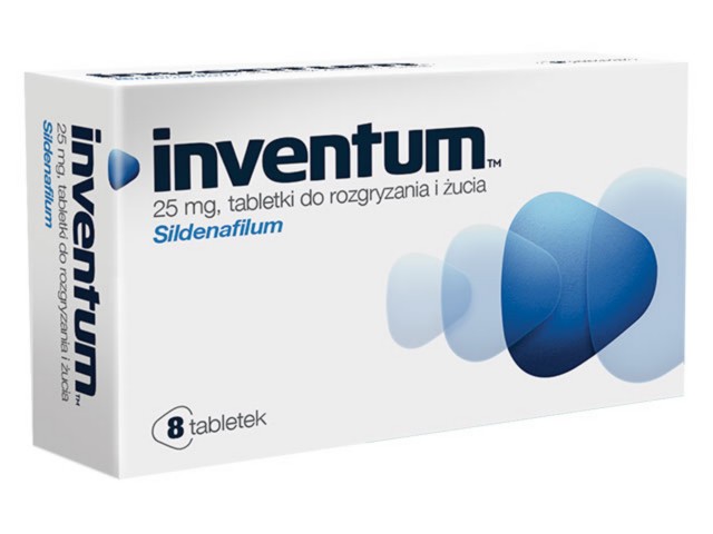 Inventum interakcje ulotka tabletki do rozgryzania i żucia 25 mg 8 tabl.