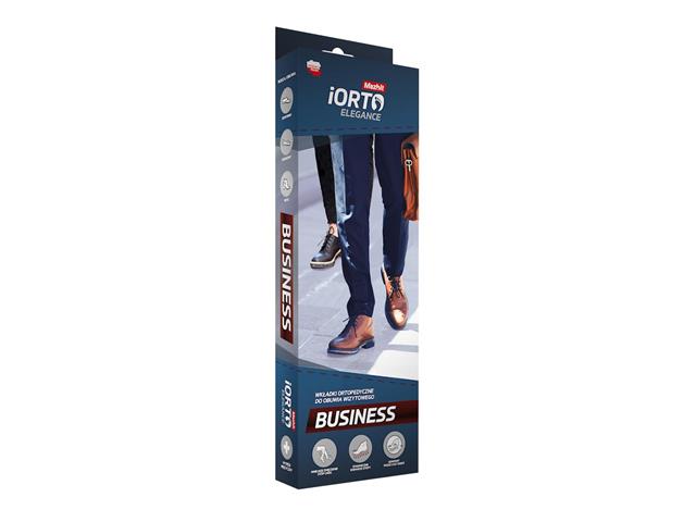 iORTO Elegance BUSINESS (STANDARD) roz. 41/42 IO79 wkładki ortopedyczne do obuwia wizytowego interakcje ulotka wkładka do obuwia - 2 szt. (para)
