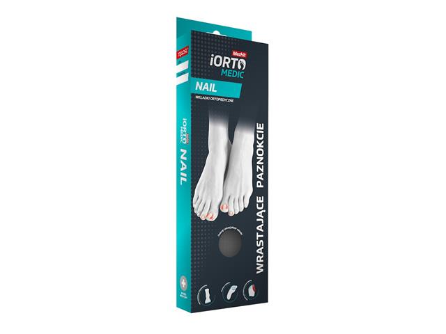 iORTO Medic NAIL (STANDARD) roz. 39 IO78 wkładki ortopedyczne na wrastające paznokcie interakcje ulotka wkładka do obuwia - 2 szt. (para)