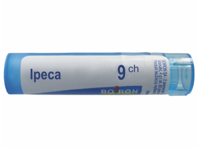 Ipeca 9 CH interakcje ulotka granulki  4 g