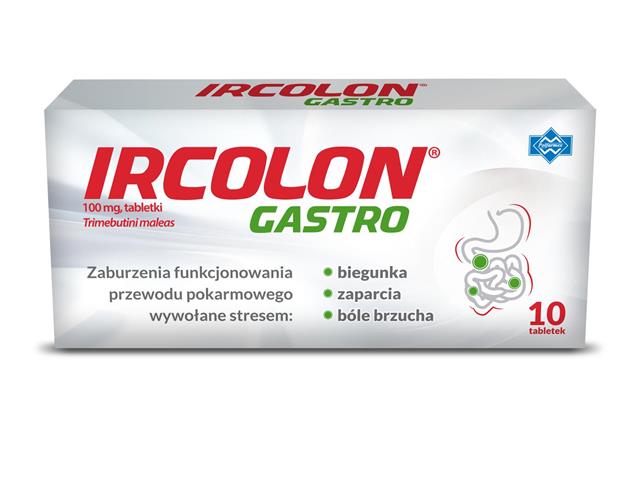 Ircolon Gastro interakcje ulotka tabletki 100 mg 10 tabl.