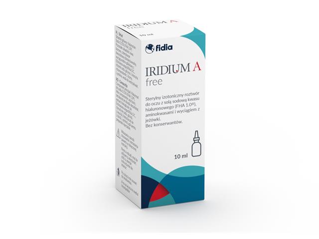 Iridium A Free interakcje ulotka krople do oczu  10 ml