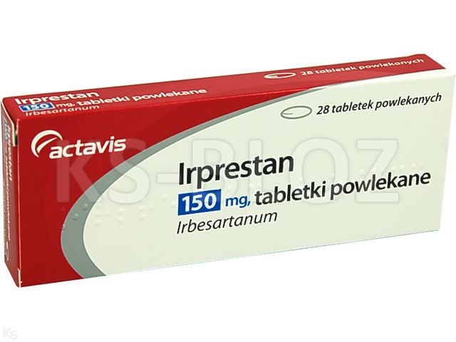 Irprestan interakcje ulotka tabletki powlekane 0,15 g 28 tabl.