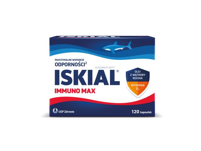 Iskial Immuno Max interakcje ulotka kapsułki  120 kaps.