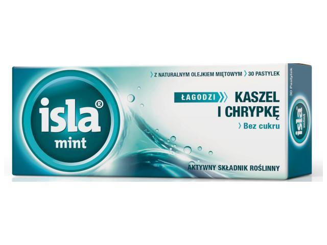 Isla Mint interakcje ulotka pastylki do ssania - 