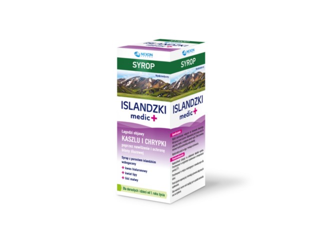 Islandzki Medic + Syrop interakcje ulotka syrop  125 ml