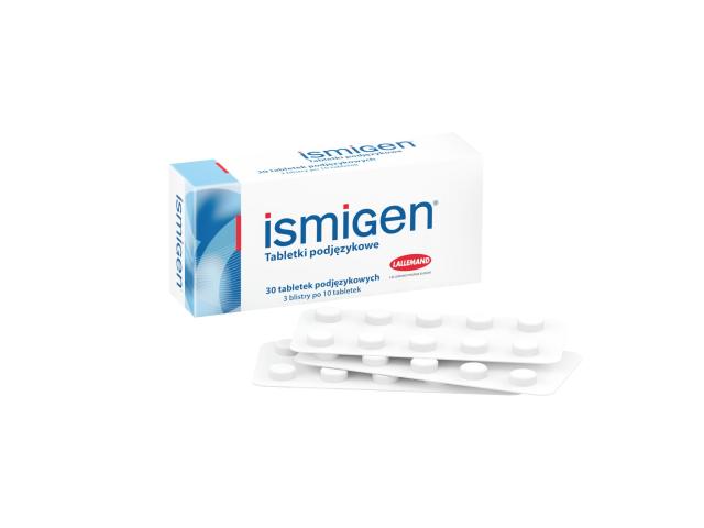 Ismigen interakcje ulotka tabletki podjęzykowe 7 mg 30 tabl. (3 blist. po 10 tabl.)