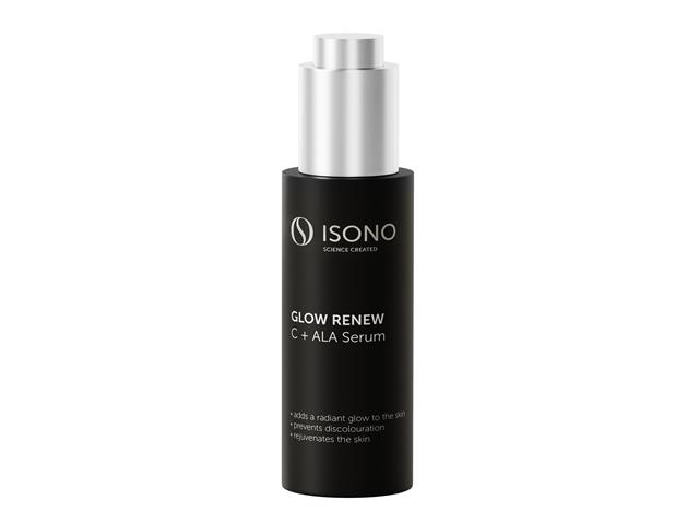 ISONO GLOW RENEW C + ALA Serum kuracja rozświetlająca zapobiegająca powstawaniu przebarwień interakcje ulotka serum - 30 ml