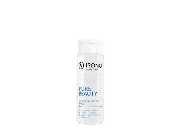 ISONO PURE BEAUTY Mikroexfoliating Tonic łagodzący do twarzy sk.trądzikowa interakcje ulotka tonik - 200 ml