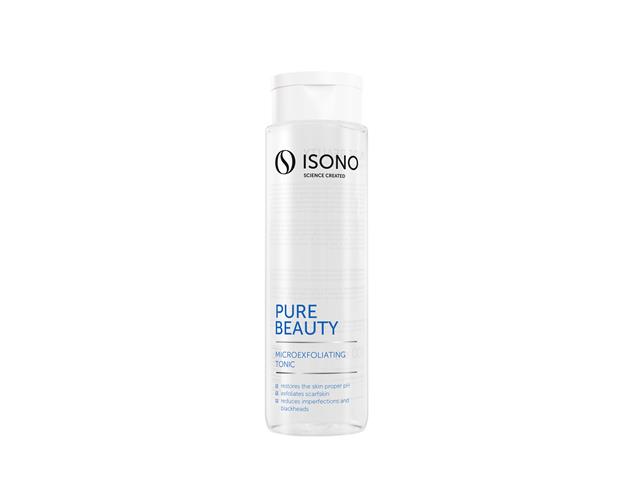 ISONO PURE BEAUTY Mikroexfoliating Tonic łagodzący do twarzy skóra trądzikowa interakcje ulotka tonik - 400 ml