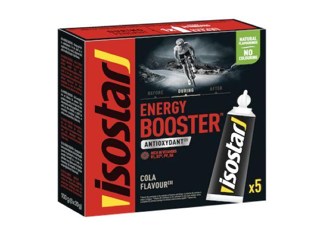 Isostar Energy Booster smak cola interakcje ulotka żel - 5 sasz. po 20 g