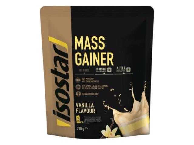 Isostar Mass Gainer smak waniliowy interakcje ulotka proszek - 700 g
