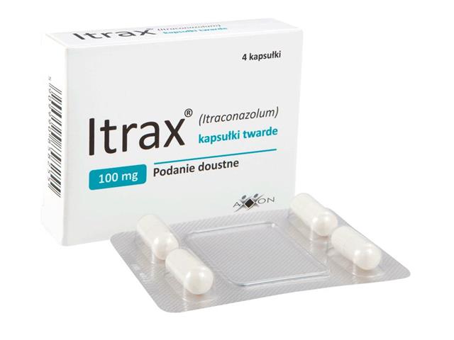 Itrax interakcje ulotka kapsułki twarde 100 mg 4 kaps.