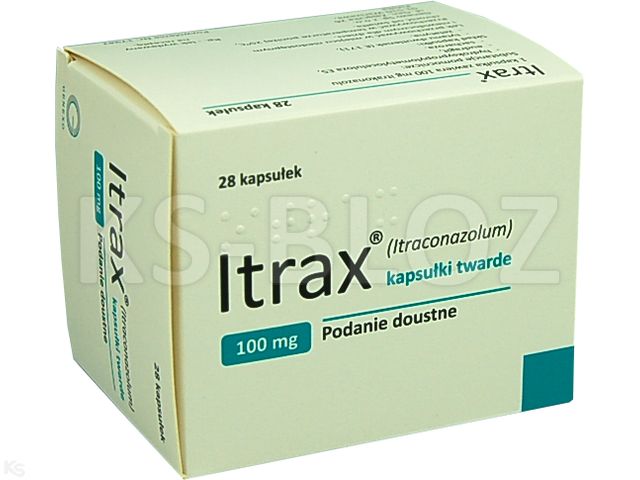 Itrax interakcje ulotka kapsułki twarde 100 mg 