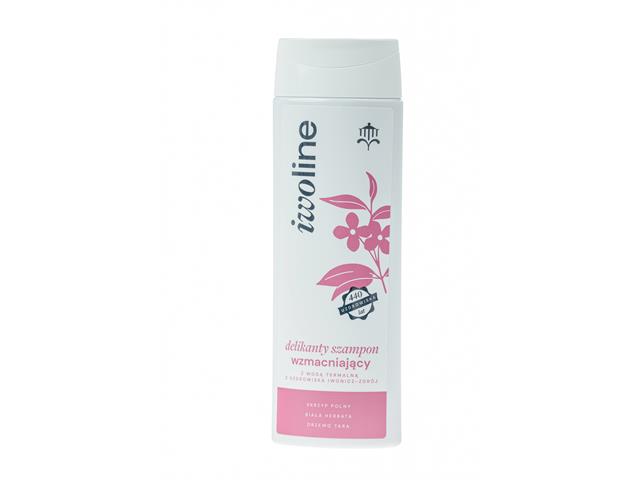 IWOLINE Delikatny szampon wzmacniający z wodą termalną z uzdrowiska Iwonicz-Zdrój interakcje ulotka   250 ml