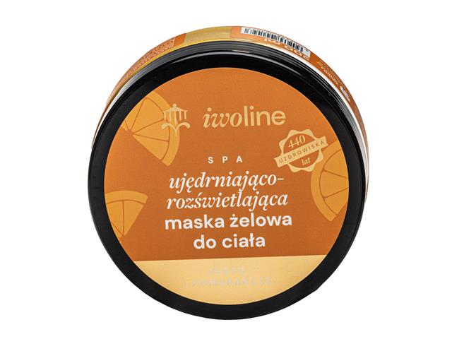 IWOLINE Maska żelowa do ciała ujędrniająco-rozświetlająca złoto i pomarańcze interakcje ulotka żel - 200 ml