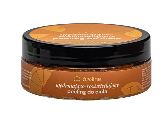 IWOLINE Peeling do ciała ujędrniająco-rozświetlający złoto i pomarańcze interakcje ulotka peeling  200 ml