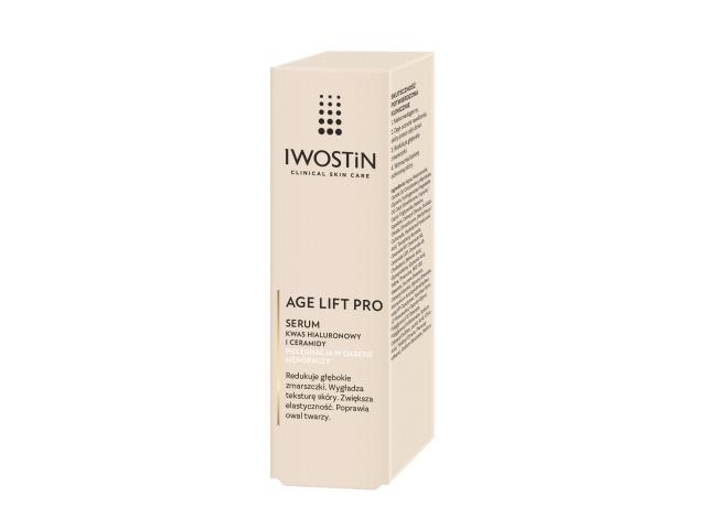 Iwostin Age Lift Pro Serum dla wszystkich typów skóry w okresie menopauzy interakcje ulotka serum  30 ml