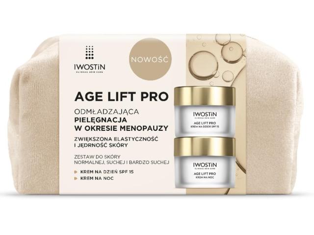Iwostin Age Lift Pro zest. do sk. normal., such. i bardzo such. Kr. n/dzień SPF 15 + Kr. n/noc interakcje ulotka zestaw - 50 ml + 50 ml