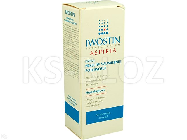 Iwostin Aspiria Krem przeciw nadmiernej potliwości interakcje ulotka   40 ml