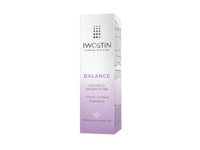 Iwostin Balance Balsam do rąk odżywczy interakcje ulotka krem  40 ml