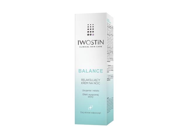 Iwostin Balance Krem na noc interakcje ulotka   50 ml