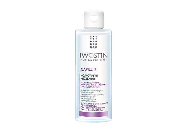 Iwostin Capillin Płyn micelarny kojący interakcje ulotka   215 ml