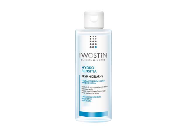 Iwostin Hydro Sensitia Płyn micelarny skóra sucha, wrażliwa interakcje ulotka   215 ml