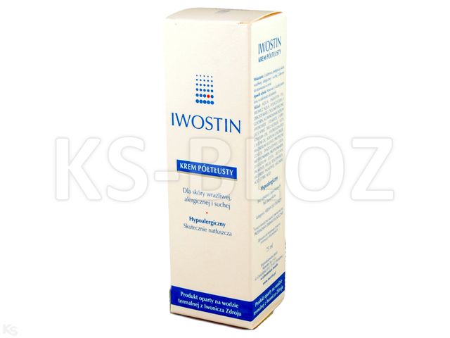 Iwostin Krem półtłusty interakcje ulotka krem  75 ml