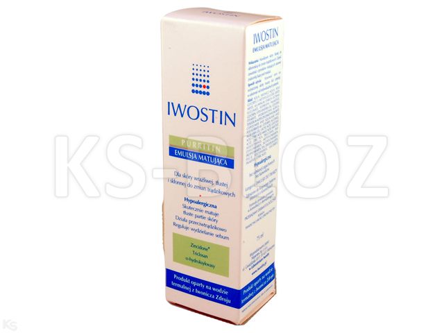 Iwostin Purritin Emulsja hipoalergiczna matująca interakcje ulotka   75 ml