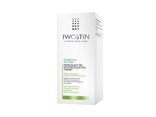 Iwostin Purritin Rehydrin Żel do mycia twarzy oczyszczający, nawilżający interakcje ulotka   150 ml