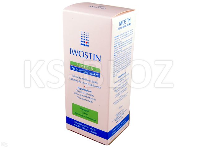 Iwostin Purritin Żel do mycia twarzy hipoalergiczny interakcje ulotka   150 ml