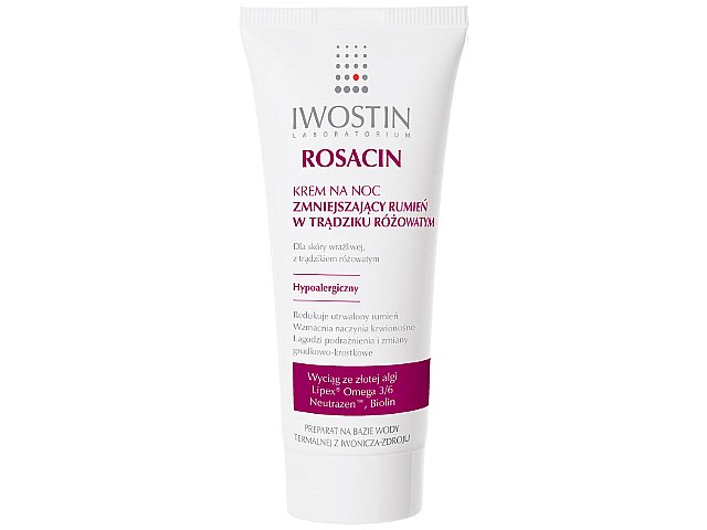 Iwostin Rosacin Krem na noc interakcje ulotka krem  40 ml