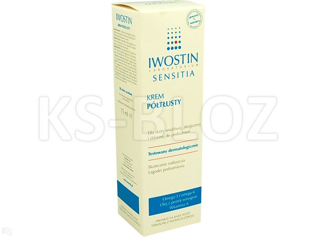 Iwostin Sensitia Krem półtłusty interakcje ulotka krem  75 ml